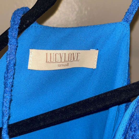 NWOT Blue Lucy Love Lace Mini Dress - Picture 8 of 8